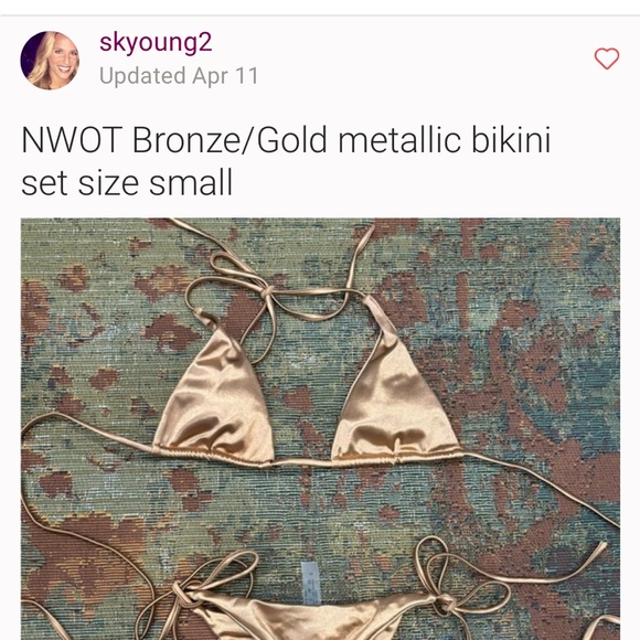Since skyoung2 wanted to sell a shein bikini on here for 30 bucks - Picture 2 of 2